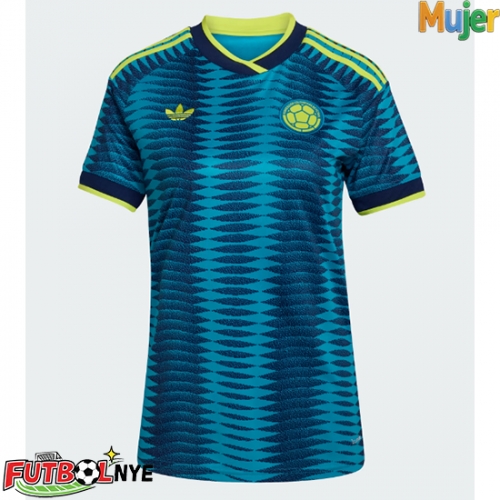 Camiseta Colombia Visitante Equipación para mujer Mundial 2026 manga corta